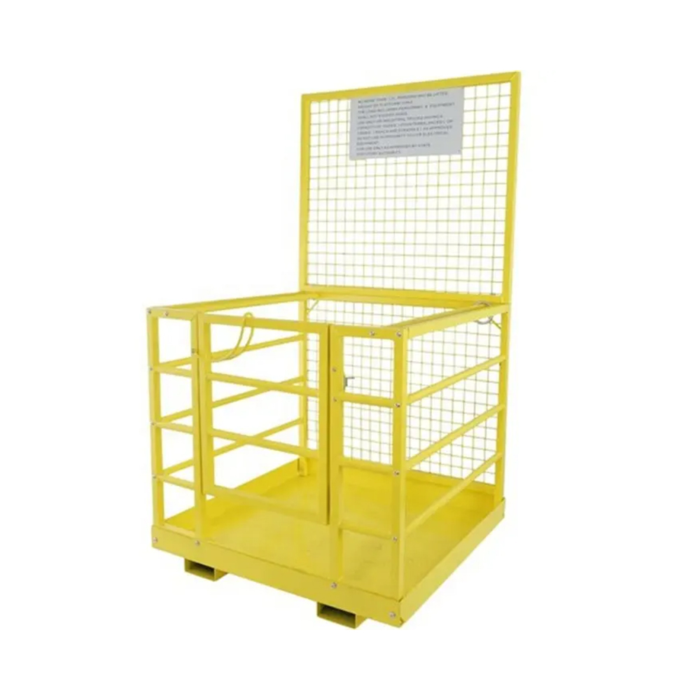 Cage de sécurité pour plate-forme de chariot élévateur pour 2 personnes